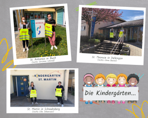 Read more about the article Warnwesten an Kindergärten in Buch, Dalkingen und Schwabsberg  gespendet